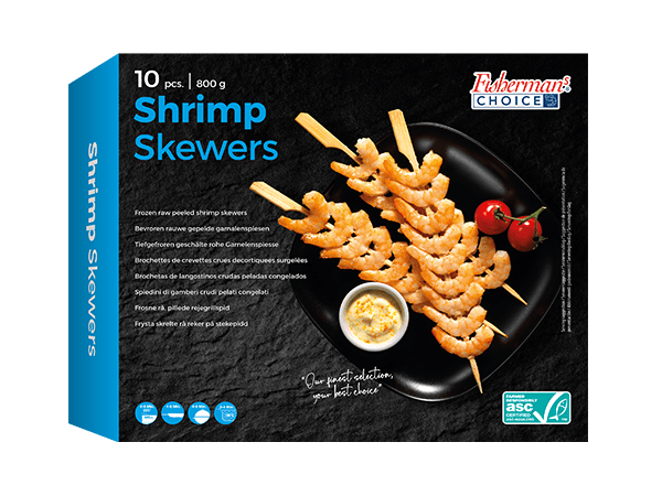 Shrimp Skewers 10pcs ASC